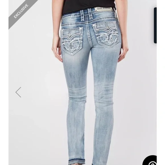 ROCK REVIVAL Jena Straight Stretch Jean ?. - Picture 12 of 16